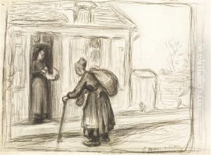 L'aumone by Etienne Moreau-Nelaton