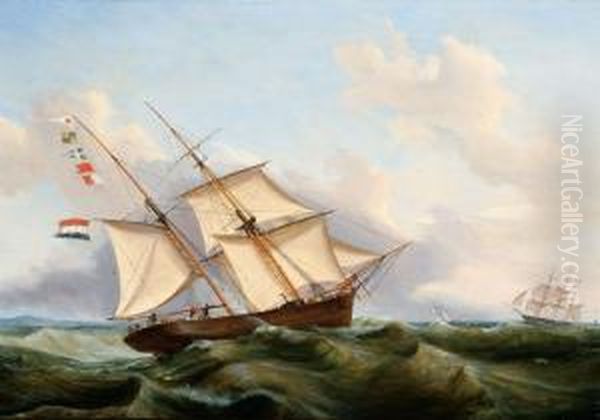A View Of The Brig Pegasus, Built On The Rijkswerf In Rotterdam - view 1