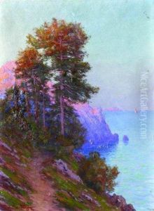 Paysage De L'esterel by Adelin Charles Morel De Tanguy