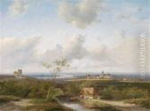 Extensive Dutch Landscape by Jan Evert Morel