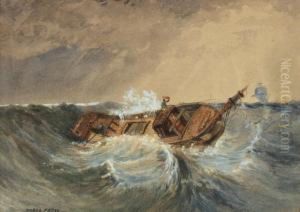 Naufrage by Antoine Leon Morel-Fatio