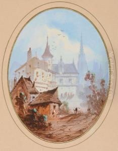 village Normand by Antoine Leon Morel-Fatio