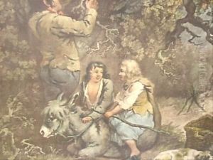 Gipsy Family Resting In Woods Gipsy Family Resting In Woods