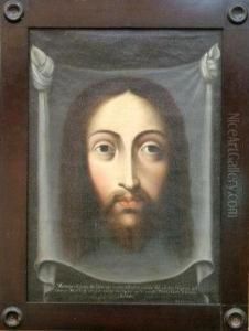 The Veil Ofveronica Or Sudarium by Jose Moreno Carbonero