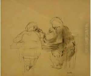 Deux Personnages by Rene Morere