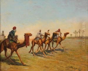 Arabi Sul Cammello by Mario Moretti Foggia