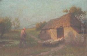 Sheep Barn by Benjamin B. Morgan