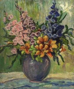 Vase Of Flowers by Georgia Morgan