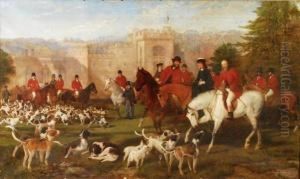 Theherefordshire Hunt At Hampton Court, Hereford