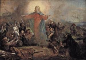 Gesu Tra I Derelitti by Luigi Morgari