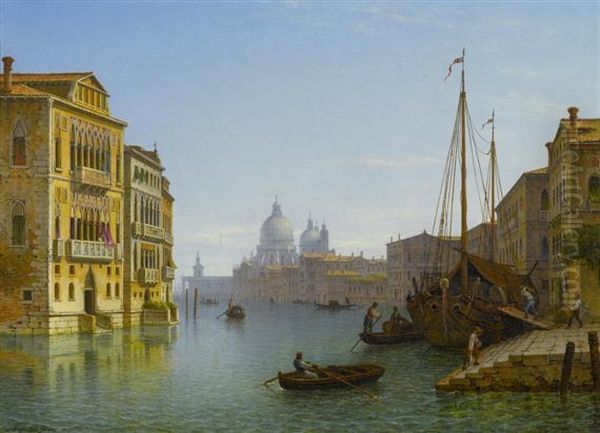 The Grand Canal With View Over Santa Maria Della Salute - view 1