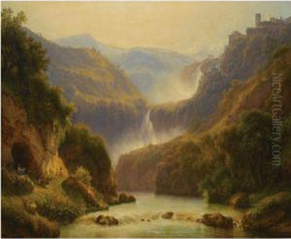 A View Of The Anio Valley Near Tivoli - view 1