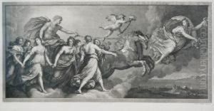 Aurora Wiodaca Rydwan Apollina by Raphael Morghen