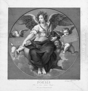La Poesia by Raphael Morghen