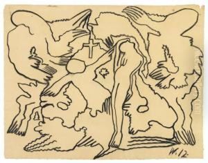 Auferstehung by Wilhelm Morgner