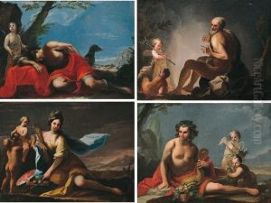 Allegoria Delle Quattro Stagioni. Lotto Unico Di Quattro Allegoria Delle Quattro Stagioni. Lotto Unico Di Quattro