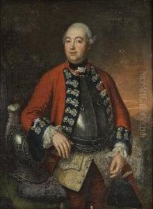 Portrait Of A Military Officer by David Morier