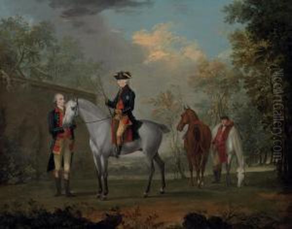 An Equestrian Portrait Of His Royal Highness - view 1