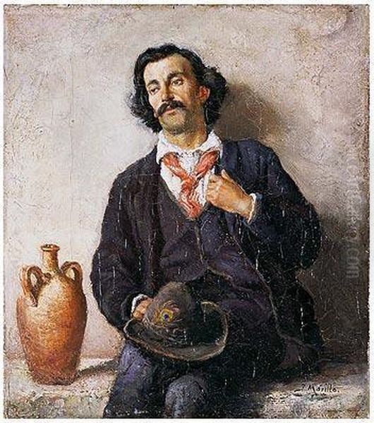 Hombre Sentado Concantaro - view 1