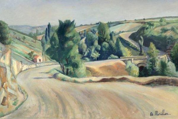 Paysage De Campagne Au Pont - view 1