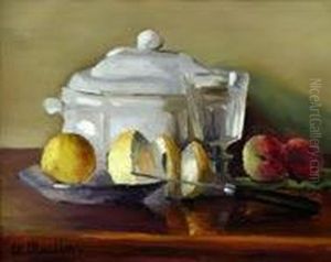 coin De Table Aux Citrons by Etienne Morillon