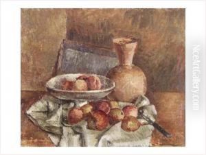 Fruits Dans Un Compotier by Etienne Morillon
