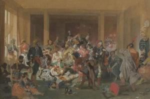 La Fete Deguisee by Edmond Morin