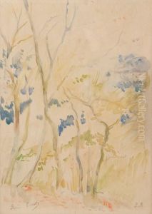 Sous-bois by Berthe Morisot
