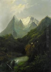 Eiger And Monch by William Moritz