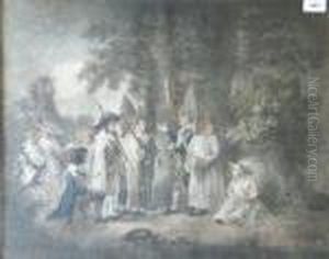 Children Playing At Soldiers by George Morland