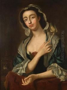 Portrait Of Peg Woffington by Henry Robert Morland
