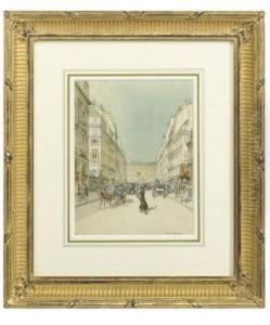 Parisian Street Scene by Harry Morley