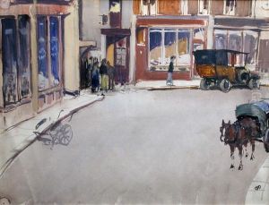 London Street Scene by Harry Morley