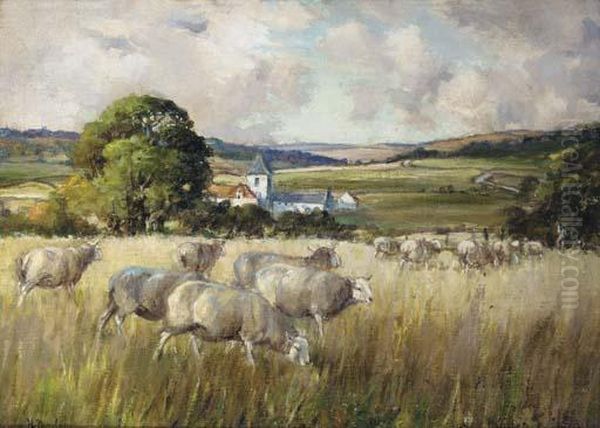 Sheep Grazing - view 1