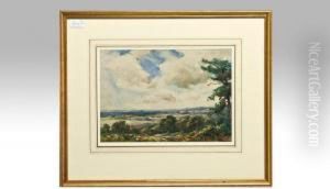 View Across A Valley by Thomas William Morley