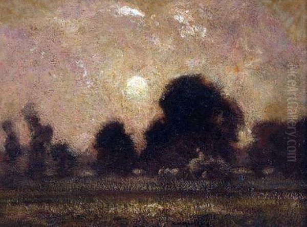 Harvesting At Twilight - view 1