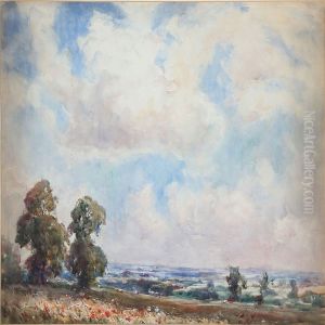 An English Landscape by Thomas William Morley