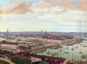 Vy Over Stockholm (view Of Stockholm) by Axel Otto Morner