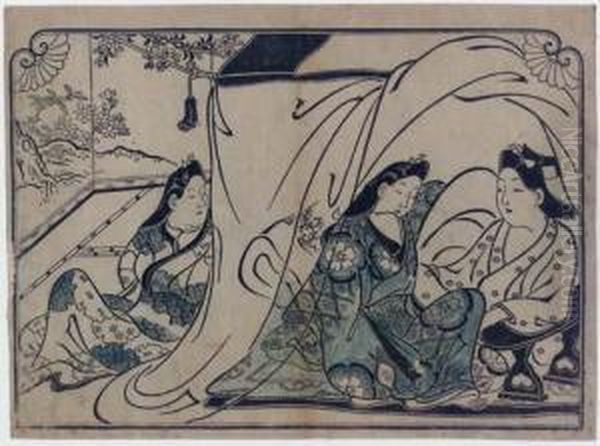 Lovers With Attendant - view 1