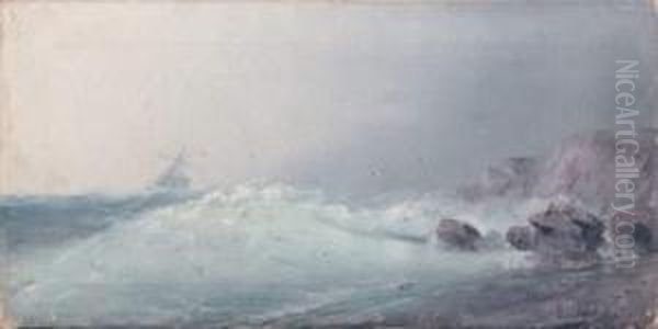 Mer Agitee Pres D'une Cote Rocheuse - view 1