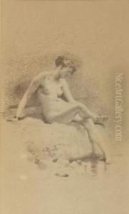 Etude De Jeune Femme by Aime Morot