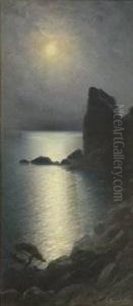 Seascape In The Moonlight - view 1