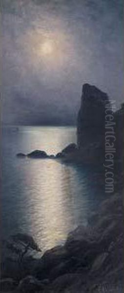 Seascape In A Moonlight - view 1