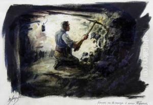 "a Miner In The Coal Mine ""pernik"""
