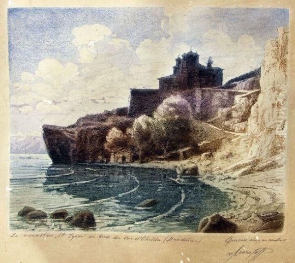 St. Joan Monastery At Lake Ohrid - view 1