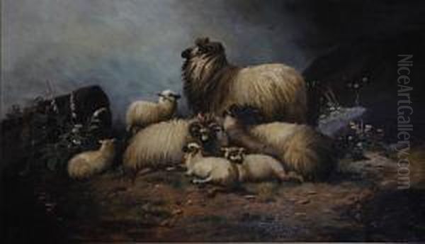 Sheep In A Landscape - view 1