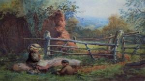 The Primrose Pickers by Charles Greville Morris