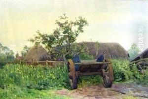 Farmyard Scene by Charles Greville Morris