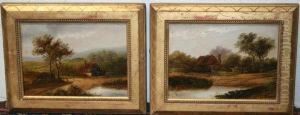 River Views With Cottage by Charles Morris