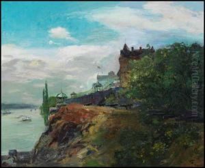 Chateau Frontenac - Cape Diamond From The St. Lawrence